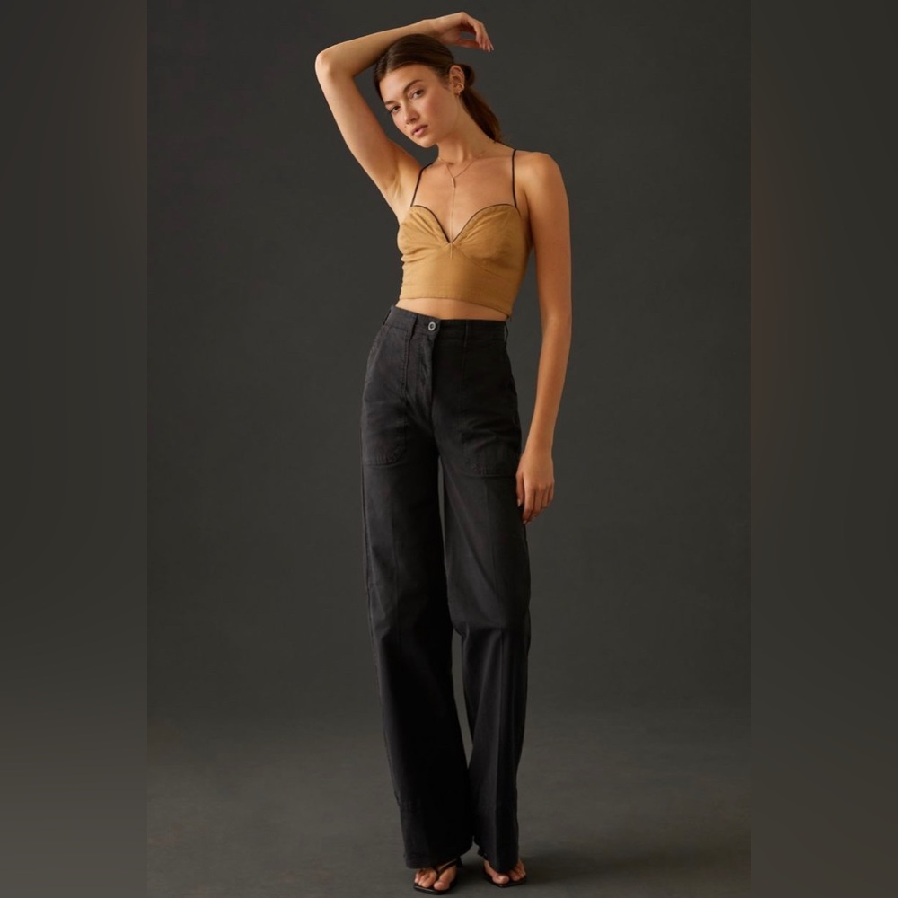 Anthropologie Pilcro flared utility trouser